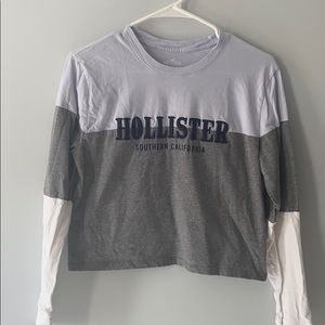 Slightly cropped Hollister long sleeve t-shirt